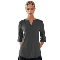 Women's Hi-Lo Solid Shirt