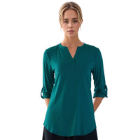 Women's Hi-Lo Solid Shirt