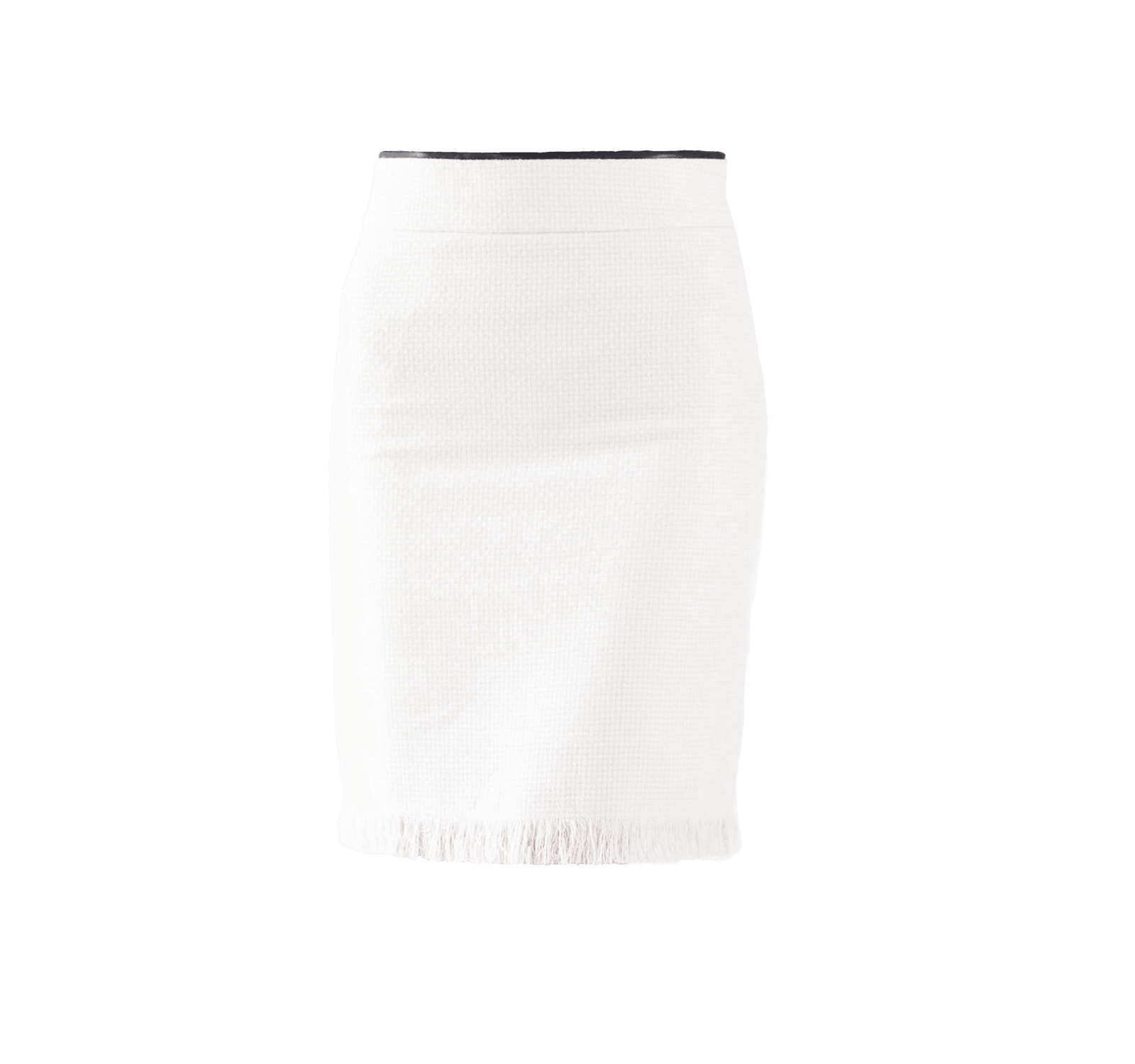 Luxe White Mini Tweed Skirt – A Luxurious Blend of Elegance and Sophistication.