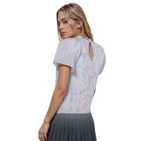 Women's Paint Splashed Printed Top