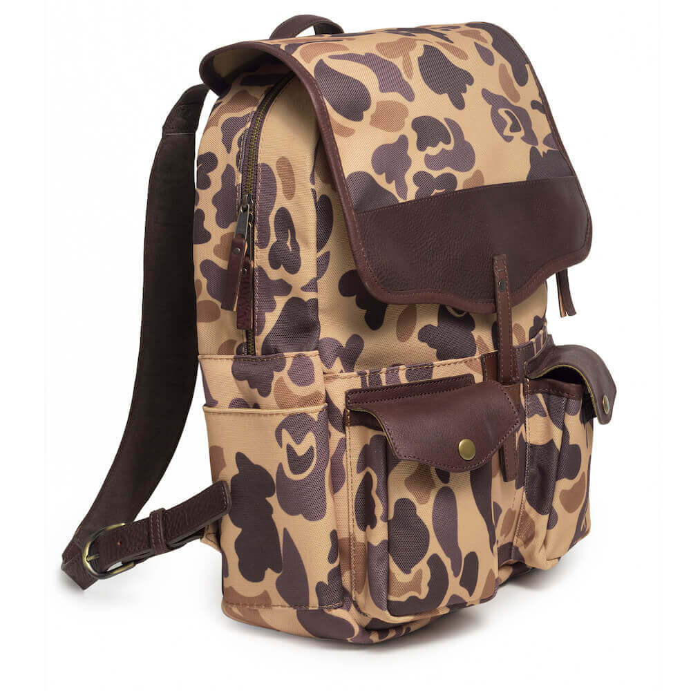 Campaign Waxed Canvas Backpack by Mission Mercantile Leather Goods