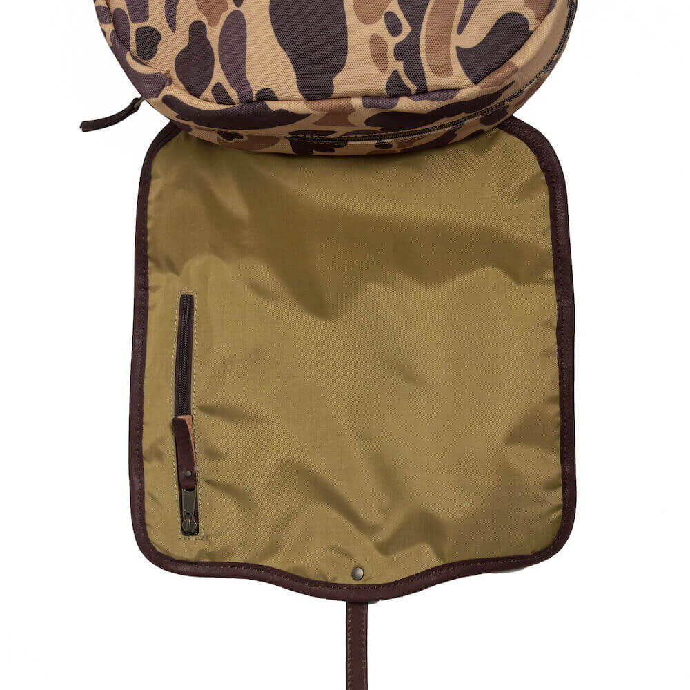 Campaign Waxed Canvas Backpack by Mission Mercantile Leather Goods