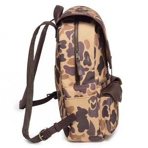 Campaign Waxed Canvas Backpack by Mission Mercantile Leather Goods