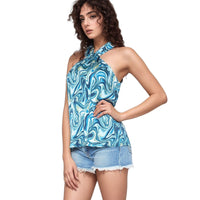 Pleione Women's Classic Halter V Top