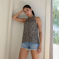 Pleione Women's Halter Neck Top