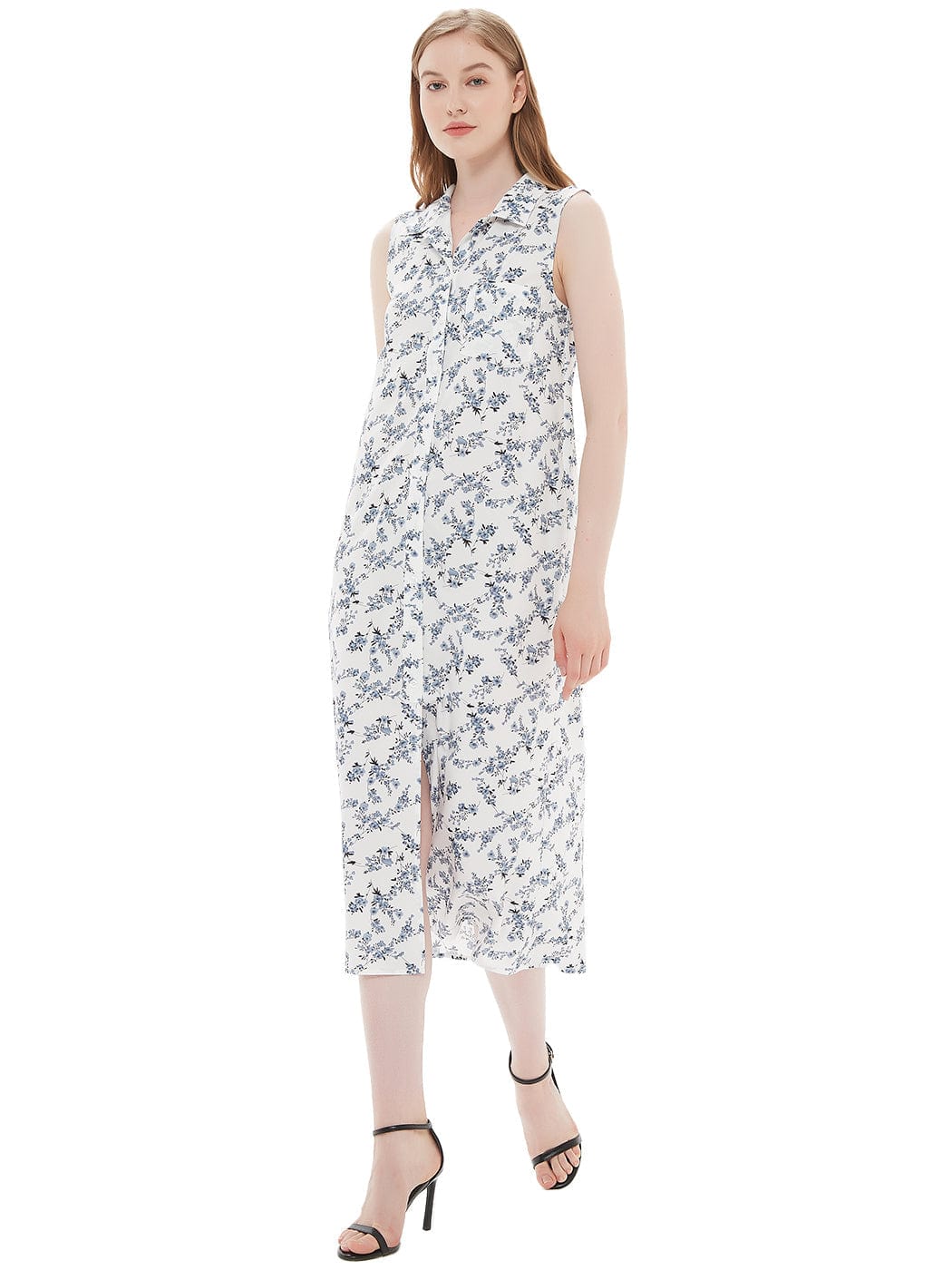 Classic Button-Down Collar Denim Shirt Dress for you