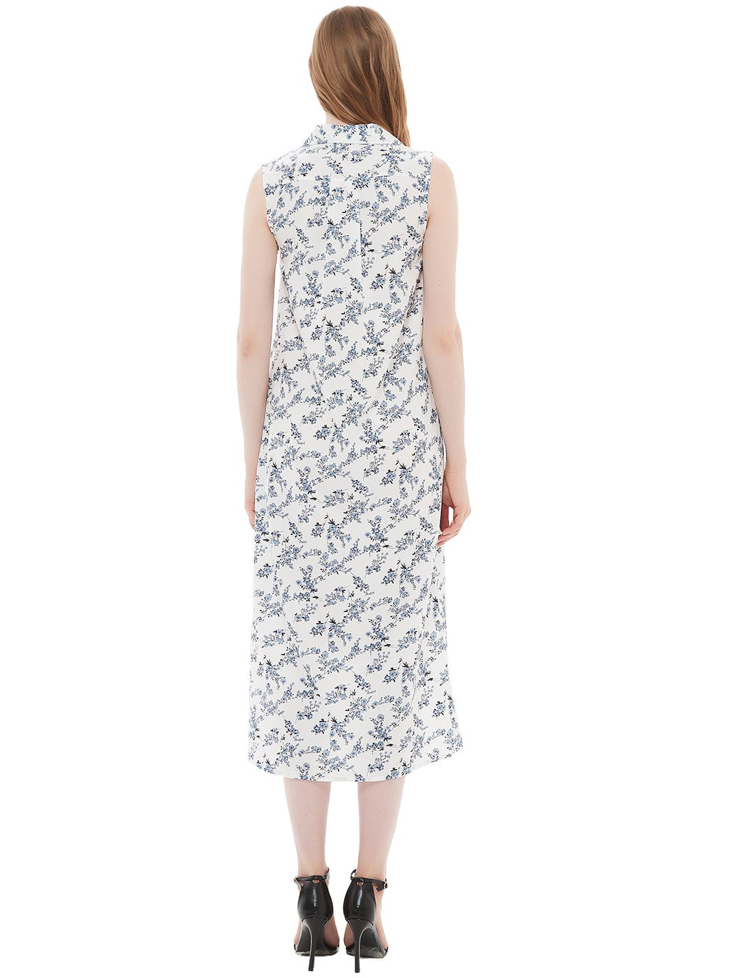 Classic Button-Down Collar Denim Shirt Dress for me