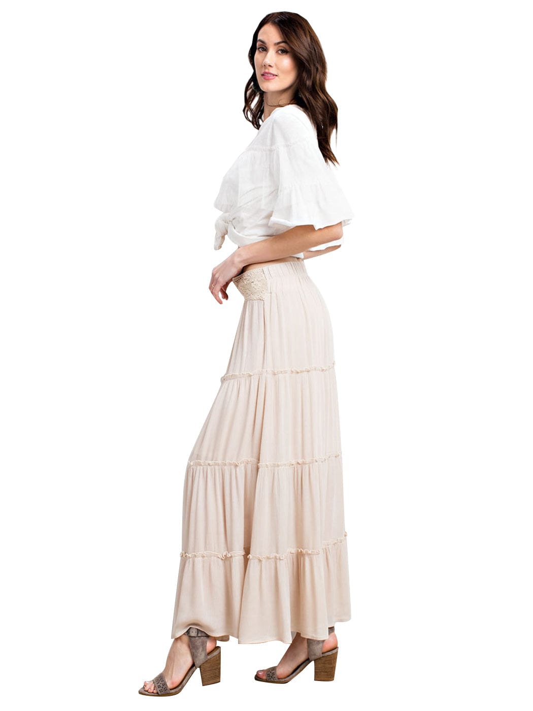 Cool Maxi Bohemian Layered Skirt