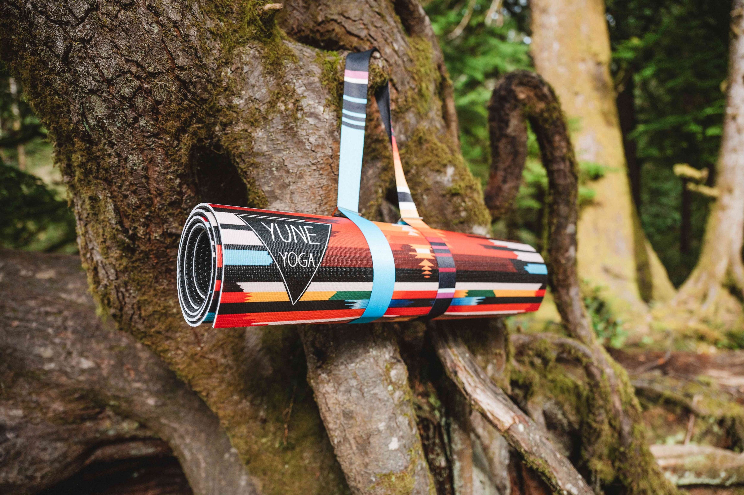 Yoga Mat | 6mm Thick | Multi Color | Non-Slip | Eco Friendly | Yune Yoga | Fox Trail by Yune Yoga by GUILTY. Leggings & Loungewear