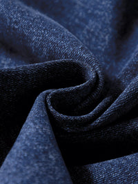 Close-up of blue textured fabric