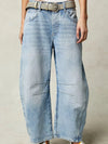 Barrel-Leg Jeans For Women