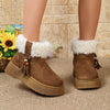 Round Toe Faux Fur Lined Boots