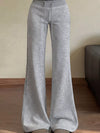 High-Waisted Wide-Leg Flare Pants For Women