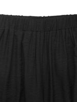 Close-up of black fabric with a textured surface