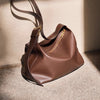 Leather Buckle Shoulder Bag
