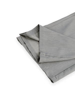 Gray fabric on a white background