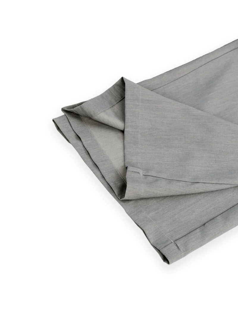 Gray fabric on a white background