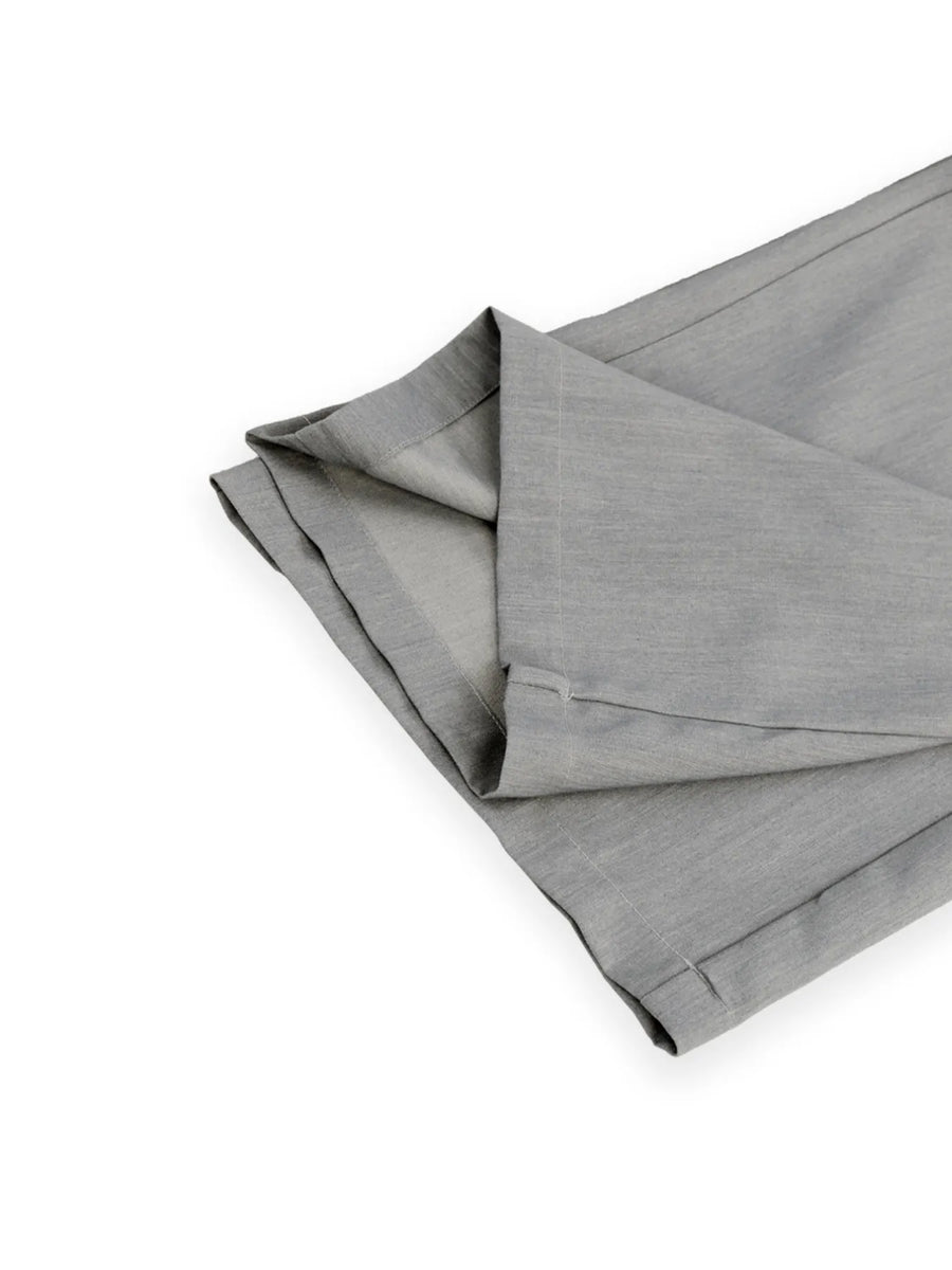 Gray fabric on a white background