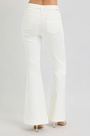 White pants on a plain background