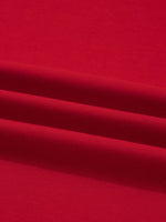 Close-up of red fabric with visible texture