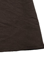Close-up of a brown fabric corner