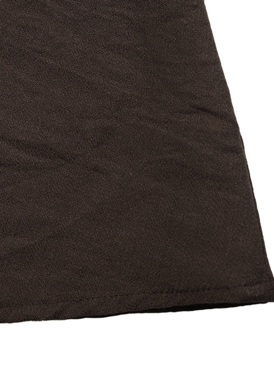 Close-up of a brown fabric corner