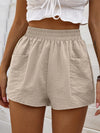 Women's Casual Elastic Waist Shorts