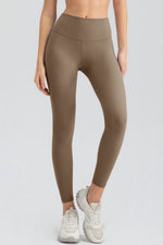 Green Women's Wide Waistband Slim Fit Active Leggings