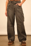 Baggy pants for Women High Waisted Trendy VERY J Wide Leg Comfy Jeans