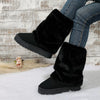 Round Toe Platform Boots
