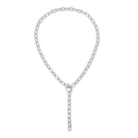Silver Alana Toggle Lariat Necklace