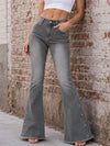 Plus Size High-Waisted Flare Jeans