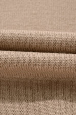 Zoo in view of fabric on Contrast Round Neck Long Sleeve Sweater