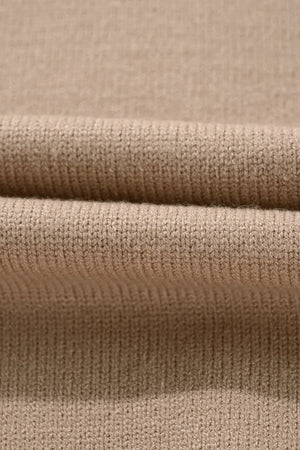 Zoo in view of fabric on Contrast Round Neck Long Sleeve Sweater