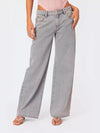 Washed Wide Leg Jeans For Trendy Women