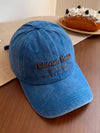 Embroidered Washed Baseball Cap for women And Men