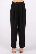 Black pants on a white background