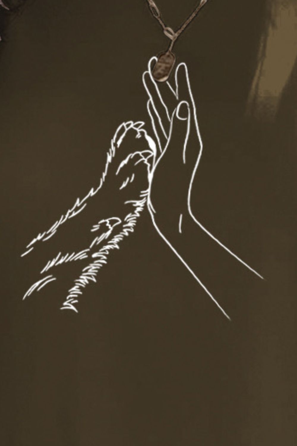 Close up view of green Graphic Round Neck Short Sleeve T-Shirt