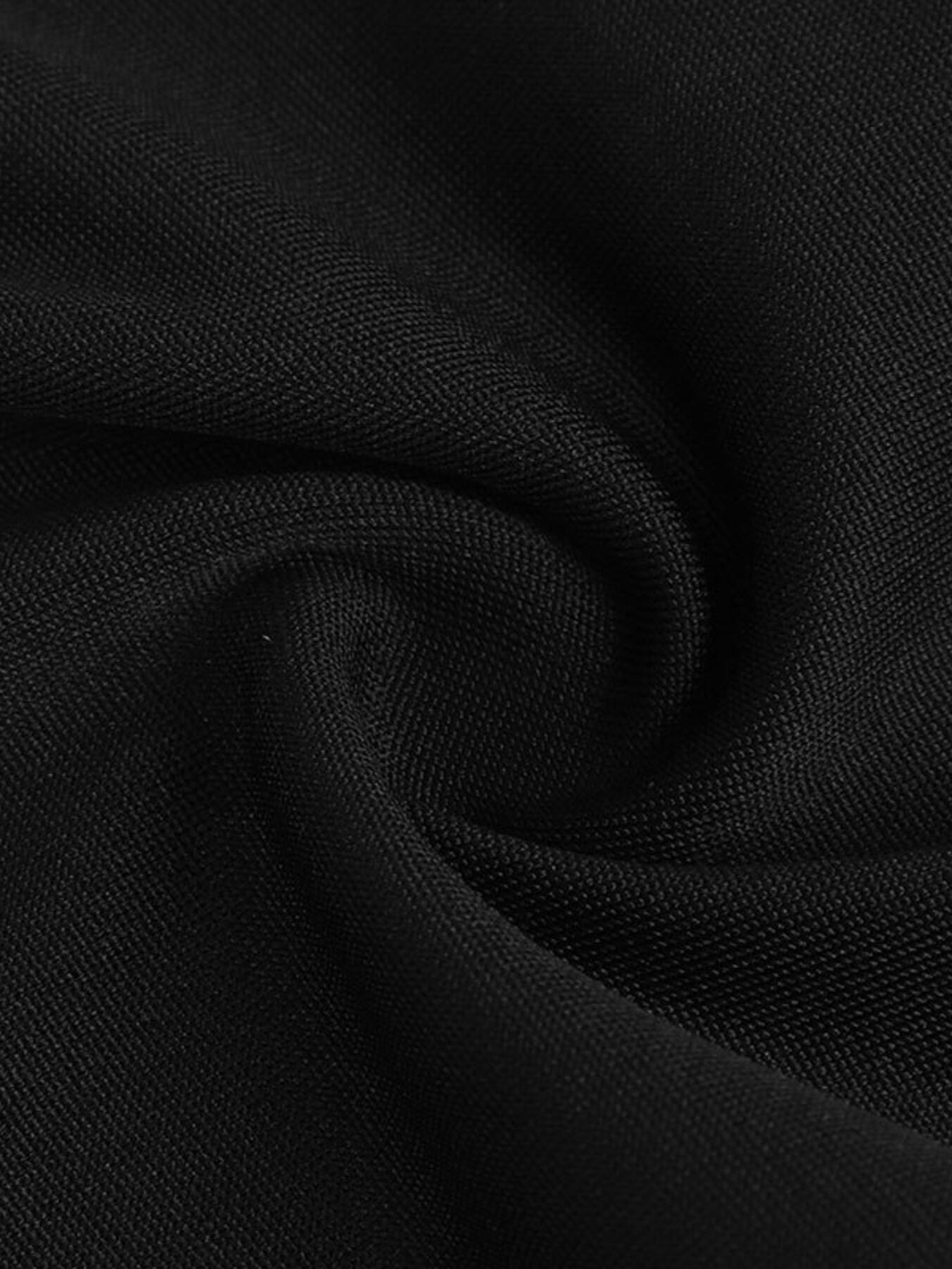 Close-up of black fabric texture