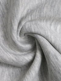 Close-up of gray fabric with a textured pattern