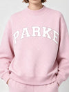 Polka Dot Letter Graphic Sweatshirt