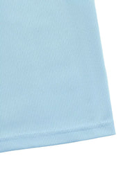 Light blue fabric on a white background