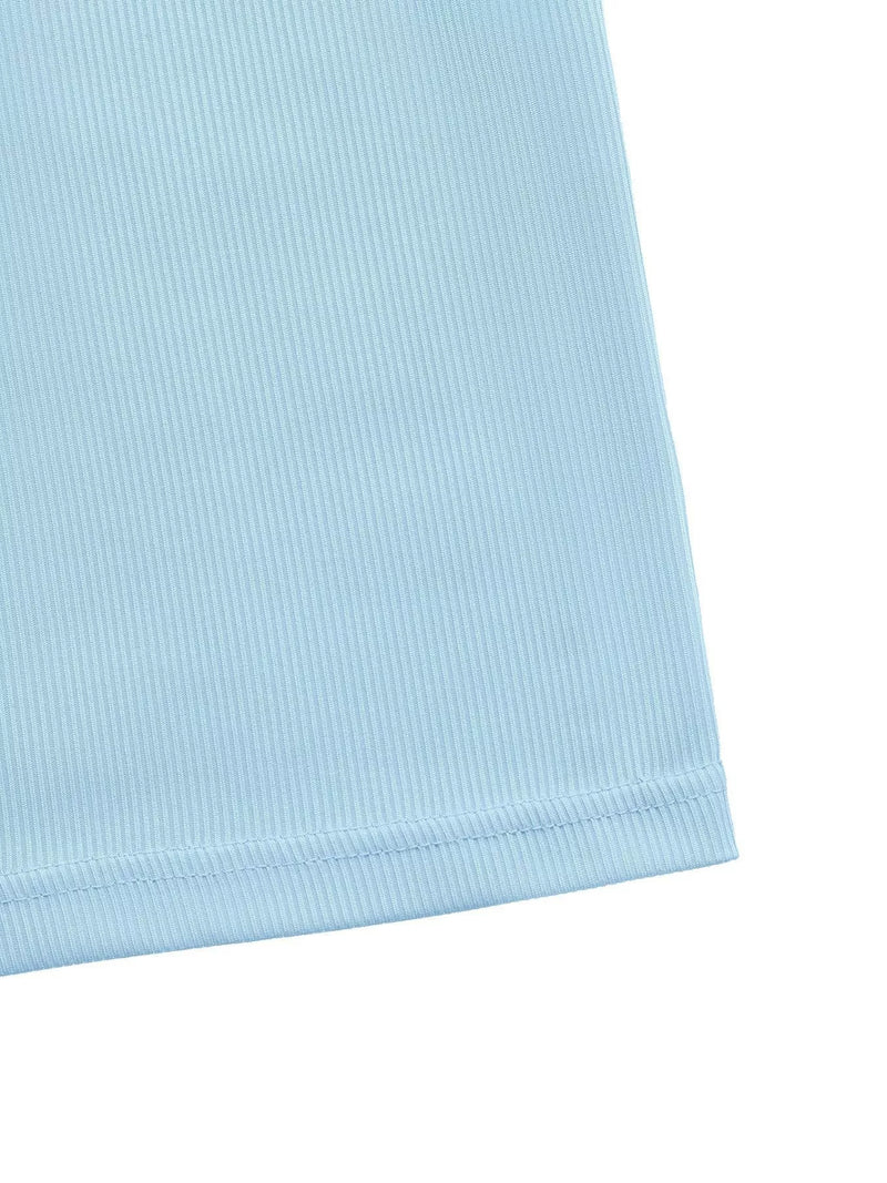 Light blue fabric on a white background
