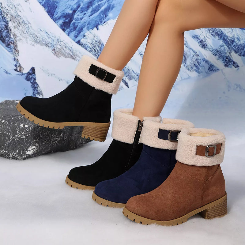 Shop for these winter Round Toe Block Heels Boots