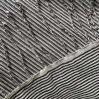 black gray scarf close up