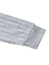 Gray fabric roll on a white background