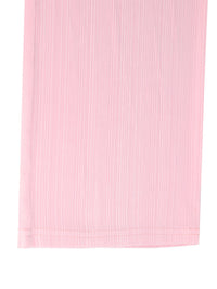 Pink textured fabric on a white background