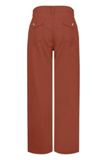 Brown pants on a white background
