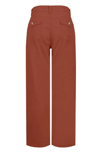 Brown pants on a white background