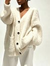 Full Size V-Neck Button-Down Cardigan Plus Size